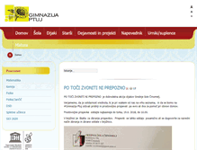 Tablet Screenshot of gimptuj.si